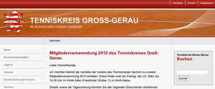 Tenniskreis Groß-Gerau launch