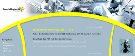 Tennisakademie Rhein-Main launch